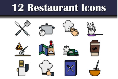 Restaurant Icon Set