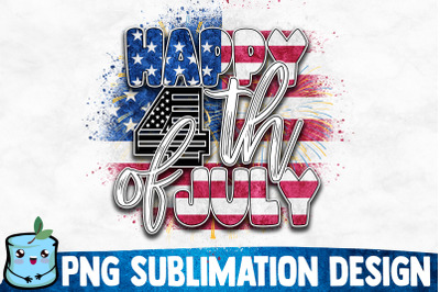 Happy 4th Of July Sublimation Design