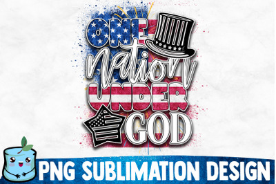 One Nation Under God Sublimation Design