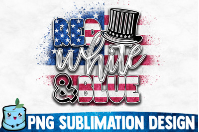 Red White And Blue Sublimation Design