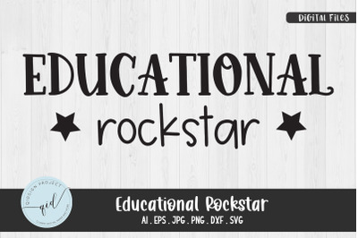 Educational Rockstar SVG Quotes and Phrases