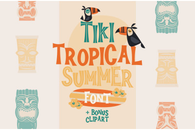 Tiki Tropical Summer Font