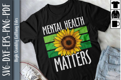 Sunflower Design - Mental Health Matters