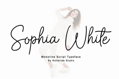 Sophia White | Monoline Script Font