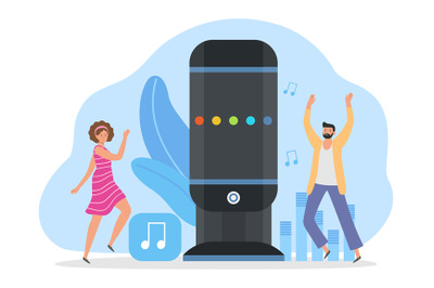 Interactive smart speaker content, voice assistant ai