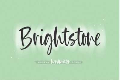 Brightstone Modern Handwritten Script Font
