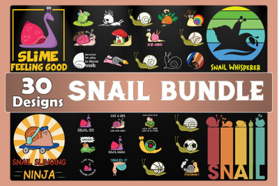 Snail Bundle SVG 30 designs