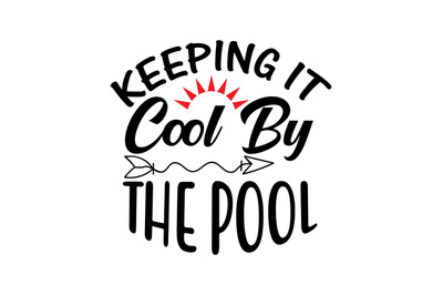 Keeping it cool by the pool svg