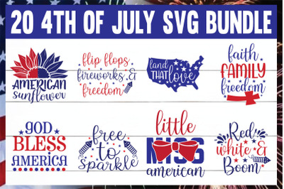 4th of July svg bundle