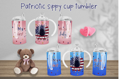 Sippy cup sublimation | My first 4th of July