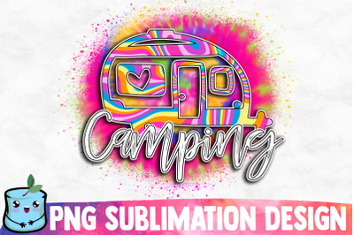 Camping Sublimation Design