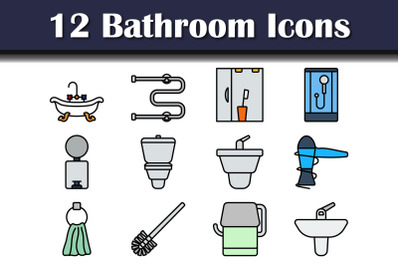 Bathroom Icon Set