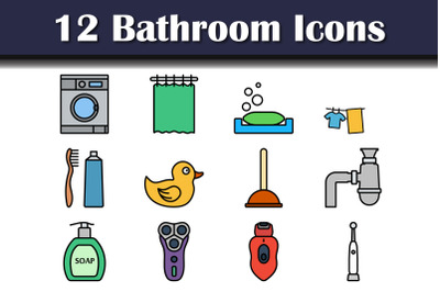 Bathroom Icon Set