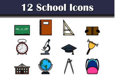 School Icon Set