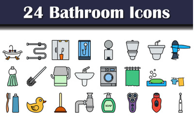 Bathroom Icon Set