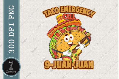 Taco Emergency Call 9 Juan Juan PNG