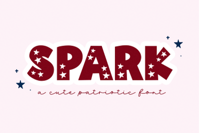 Spark - Fourth of July Font
