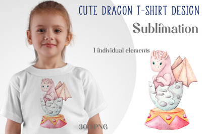 Dragons watercolor clipart - Sublimation designs