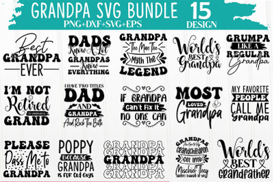 Grandpa SVG Bundle