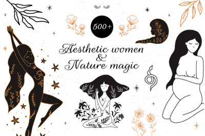 Aesthetic women &amp; Nature magic