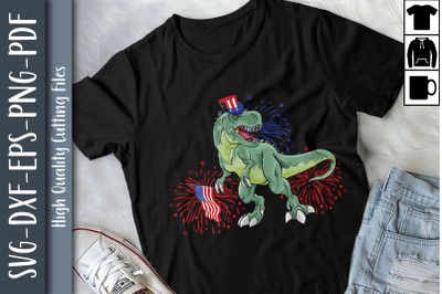 Awesome America Gift American Dino