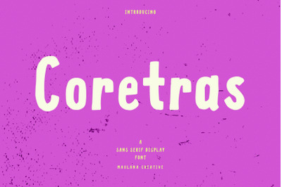 Coretras Handwritten Sans Font