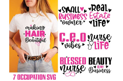 Occupation SVG Bundle,Job SVG Design