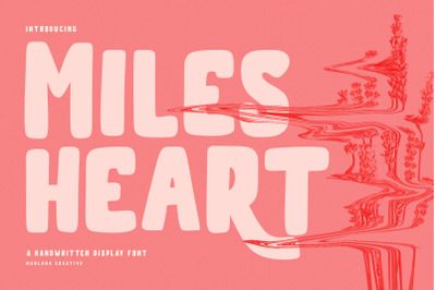 Milesheart Decorative Display Font