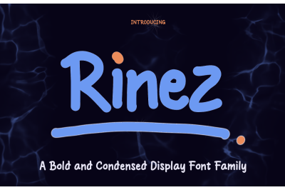 Rinez - Modern Fonts