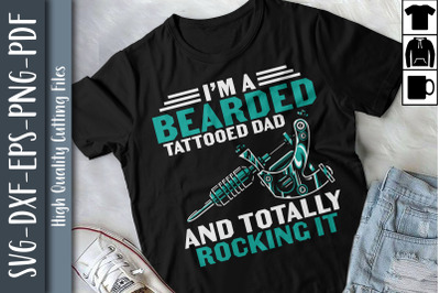 Design I&#039;m A Bearded Tattoo Dad