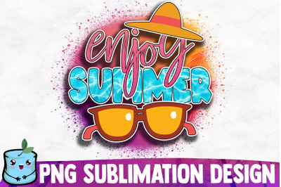 Enjoy Summer Sublimation Design