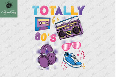 Totally 80s Party Turntable Cassette PNG