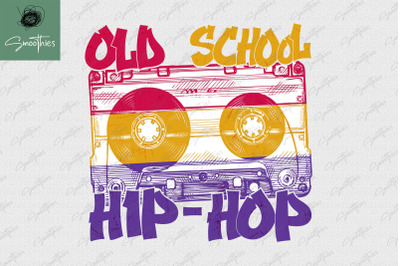 Old School Hip Hop 80s 90s Cassette PNG