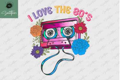 80s Cassette Tape Eighties Vintage PNG