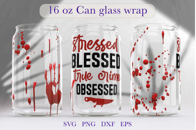 True crime Libbey Can Glass Full Wrap Beer glass can png