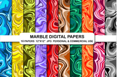 Marble digital papers Marble textures pattern background