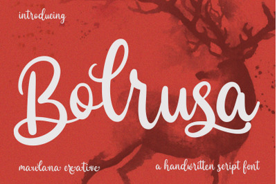 Bolrusa Script Font