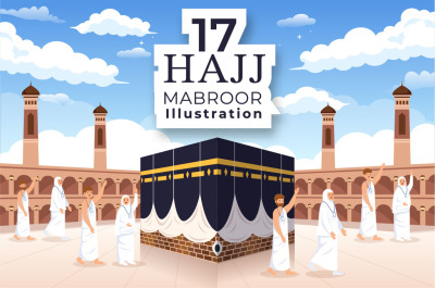 17 Hajj or Umrah Mabroor Illustration