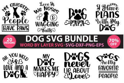 Dog Bundle SVG, Dog Mom Svg, Dog Lover Svg, Cricut Svg, Dog Quote, Fun