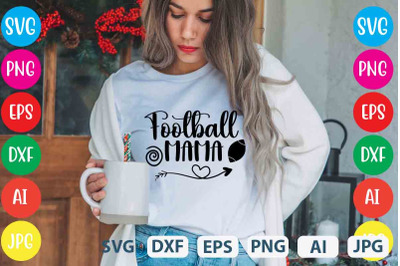 Football Mama SVG cut files,Football Mama SVG Design