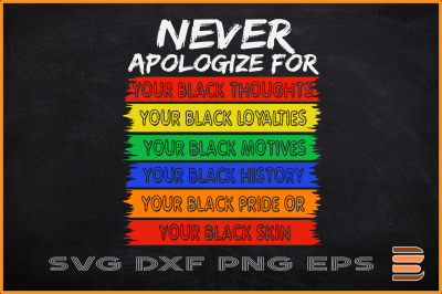 Never Apologize For Your Blackness