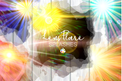 Lens Flare Solar Light FX Splashes