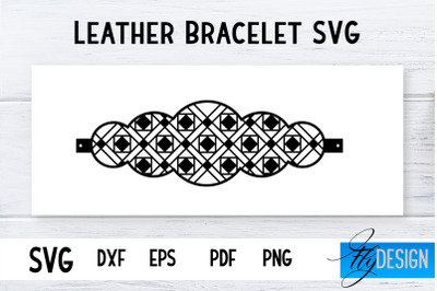 Leather Bracelets SVG | Bracelets SVG | Leather Design