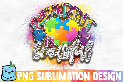 Different Is Beautiful Sublimation Design