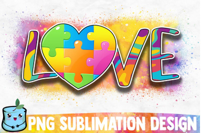 Autism Love Sublimation Design