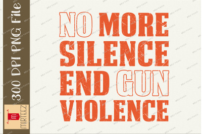 End Gun Violence Orange Day Anti Gun PNG