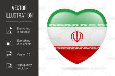 Heart icon of Iran