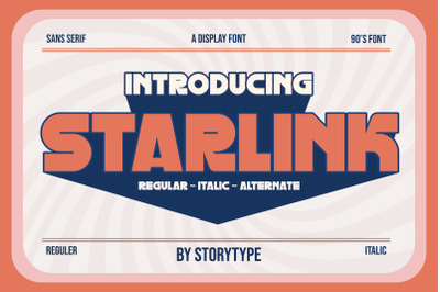 STARLINK Typeface