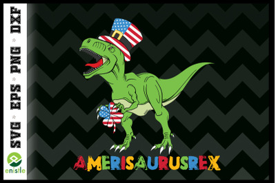 Dinosaur 4th of July Amerisaurusrex