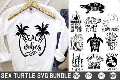 Sea Turtle SVG Design Bundle